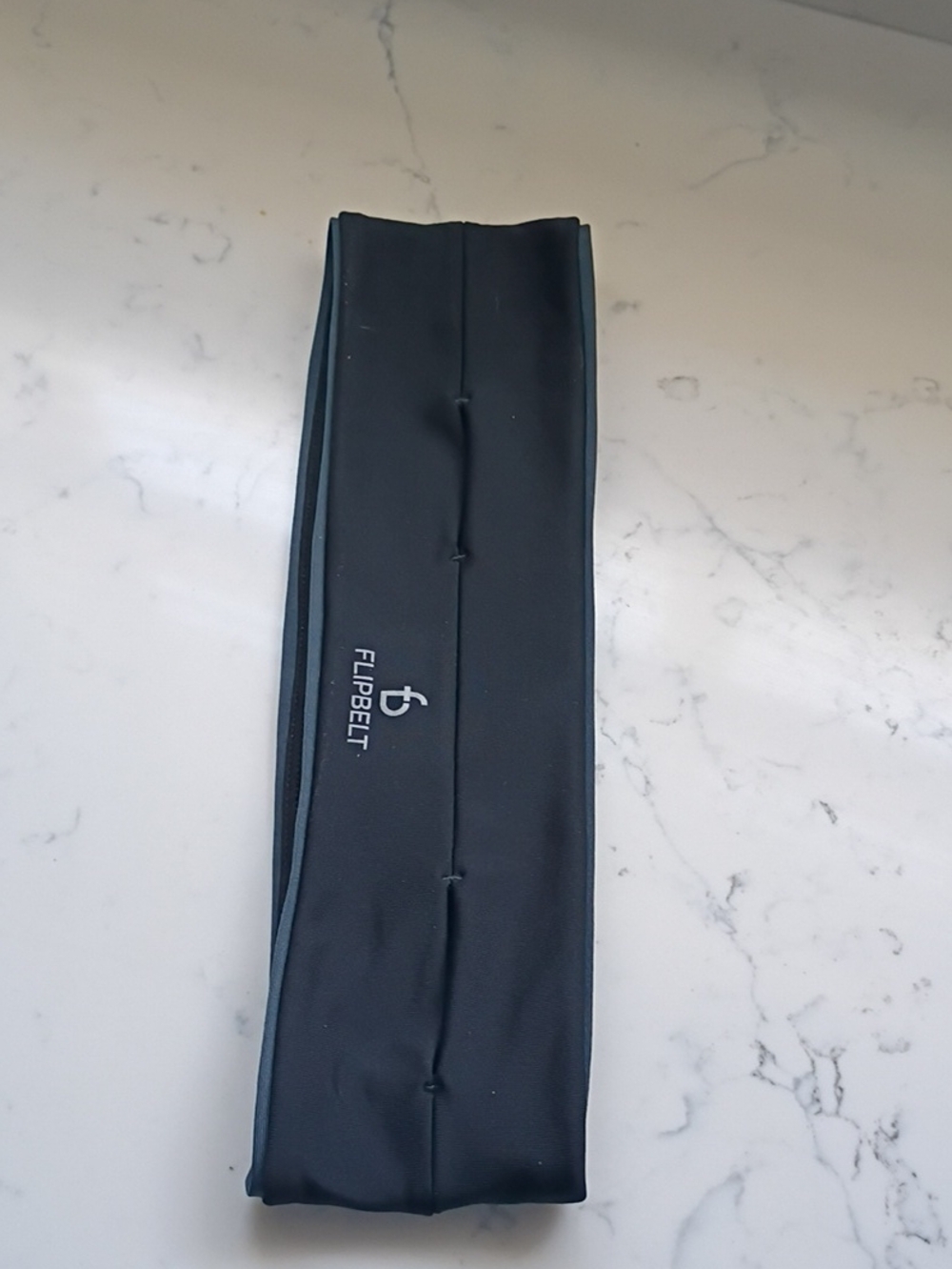FlipBelt Black Running Waist Pack Belt